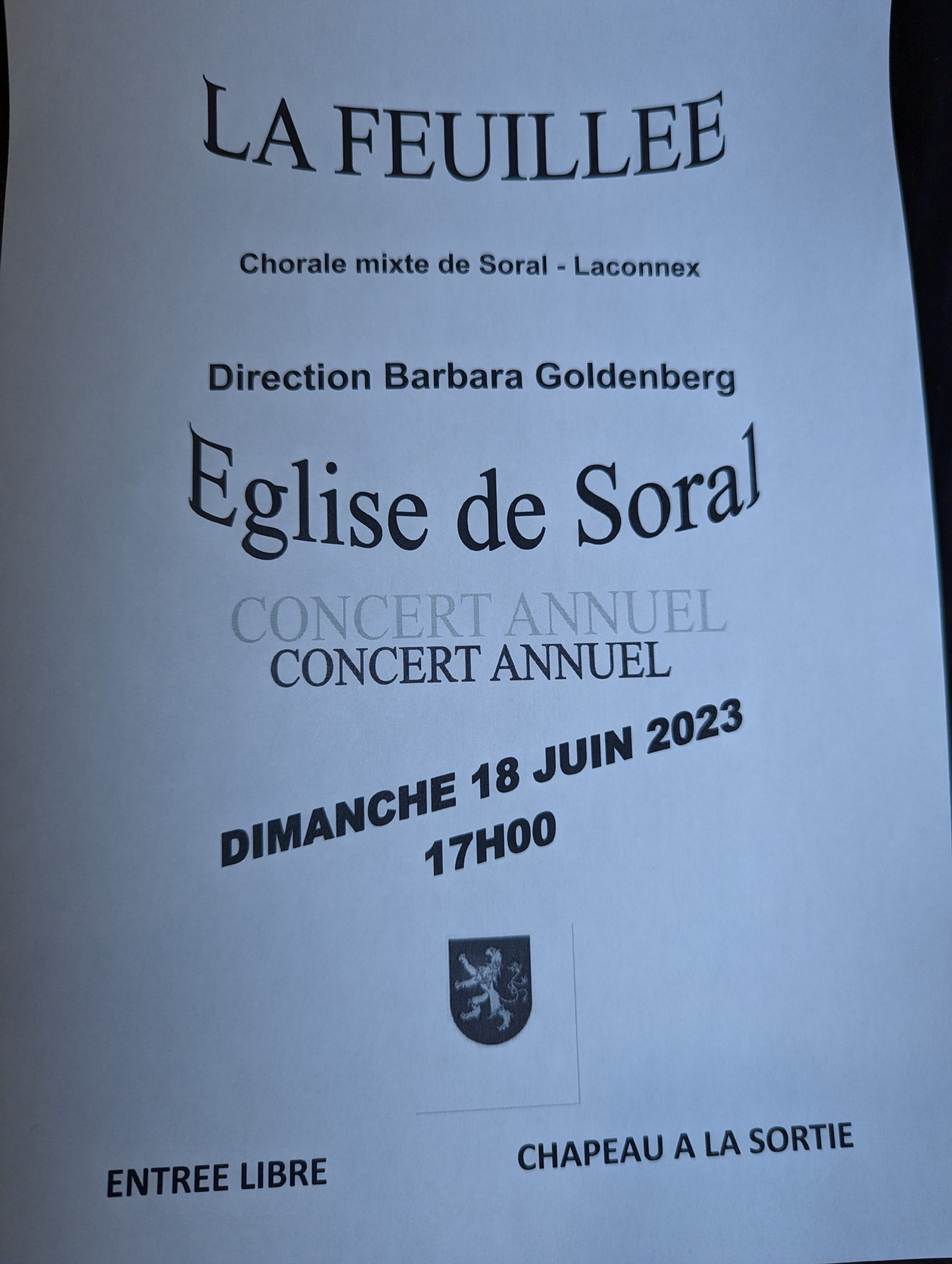 Concert du Chœur la Feuillée
